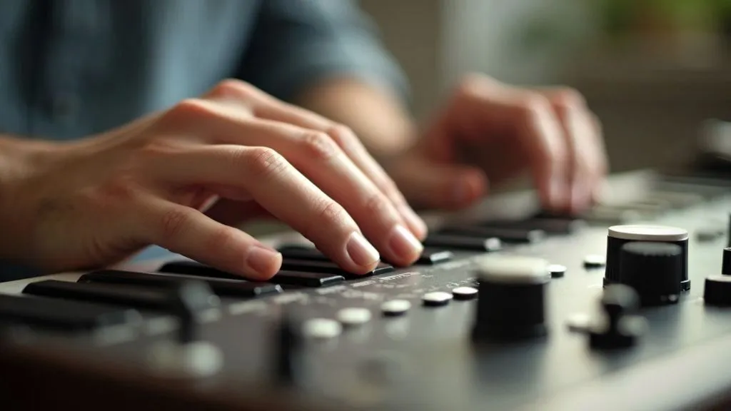 A modern music studio filled with advanced technology
